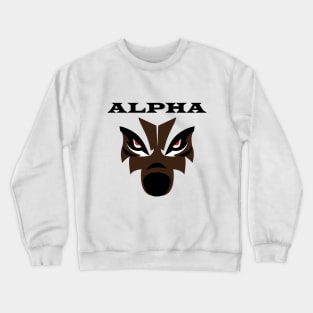 Alpha Wolf Crewneck Sweatshirt